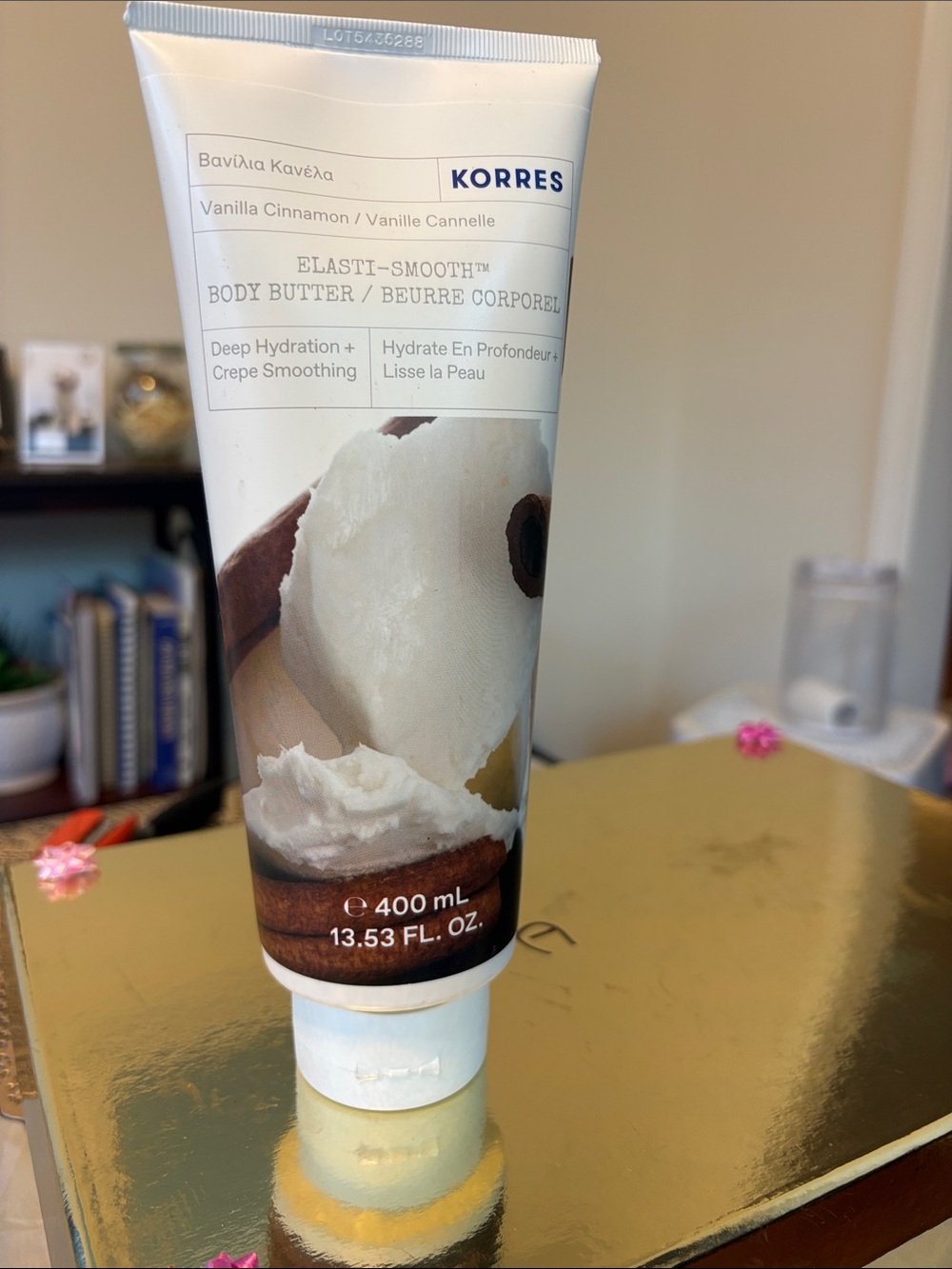 Korres Vanilla Cinnamon Elasti-Smooth Body Butter - White, Brown